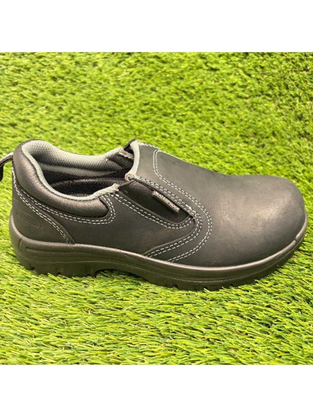 Avenger Foreman Womens Size 6 Black Composite Safety Toe Work Slip-On Shoes